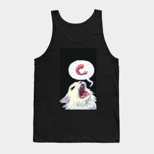 8-bit Shrimpin' Thurston the cat Tank Top